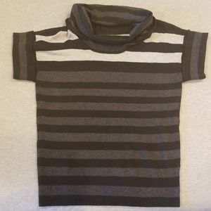 EUC The Limited striped cowl neck sweater sz M